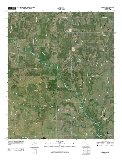 Caddo NW, OK (2010, 24000-Scale) Preview 1