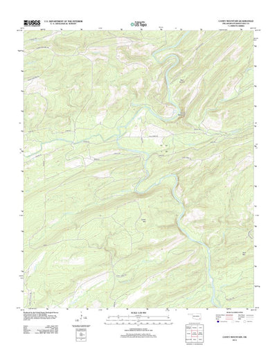 Caney Mountain, OK (2012, 24000-Scale) Preview 1