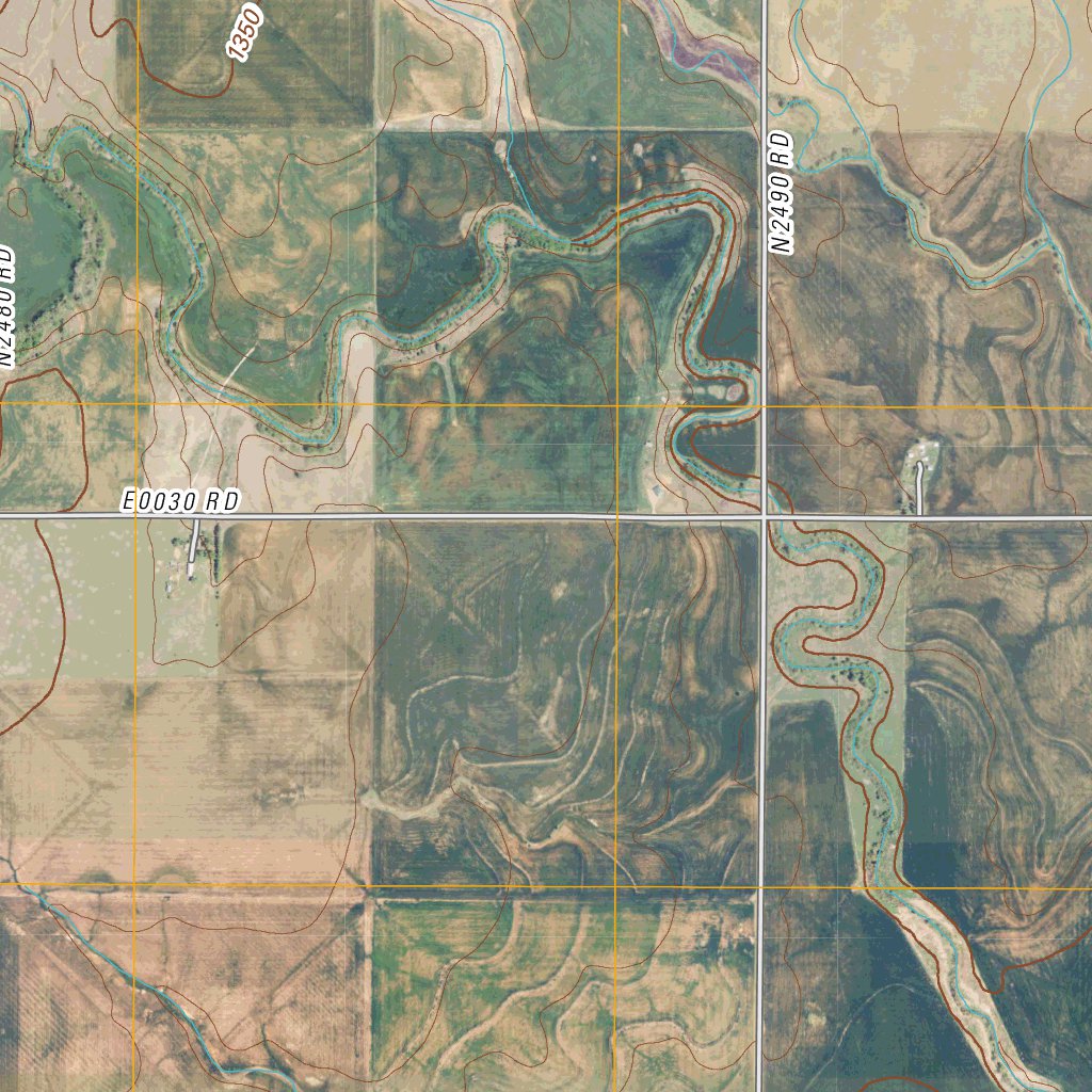 Capron Ridge Map Capron, OK-KS (2010, 24000-Scale) Map by United States Geological ...