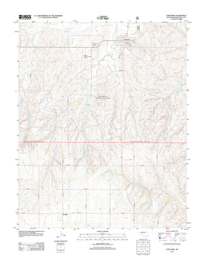 Cheyenne, OK (2012, 24000-Scale) Preview 1