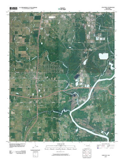 Chouteau, OK (2010, 24000-Scale) Preview 1