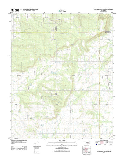 Concharty Mountain, OK (2012, 24000-Scale) Preview 1