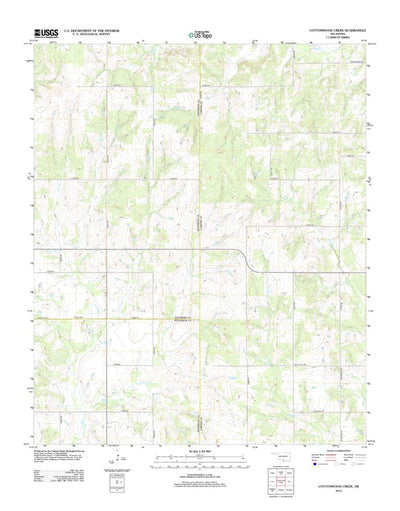 Cottonwood Creek, OK (2012, 24000-Scale) Preview 1