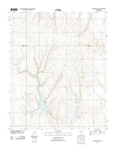 Crowder Lake, OK (2012, 24000-Scale) Preview 1