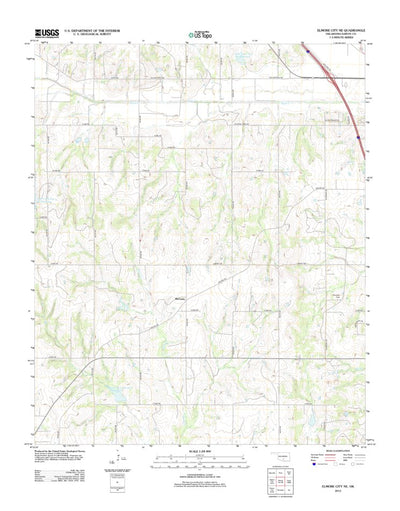 Elmore City NE, OK (2012, 24000-Scale) Preview 1
