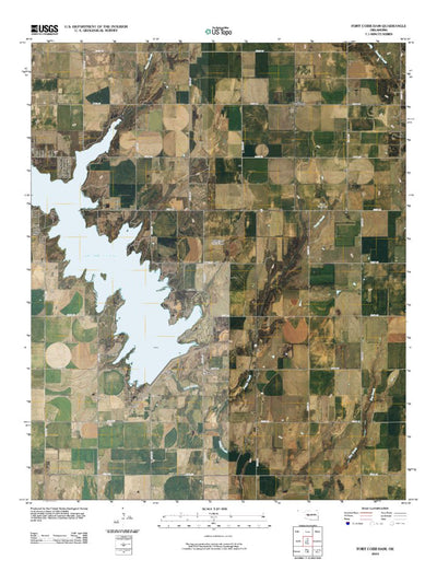 Fort Cobb Dam, OK (2010, 24000-Scale) Preview 1