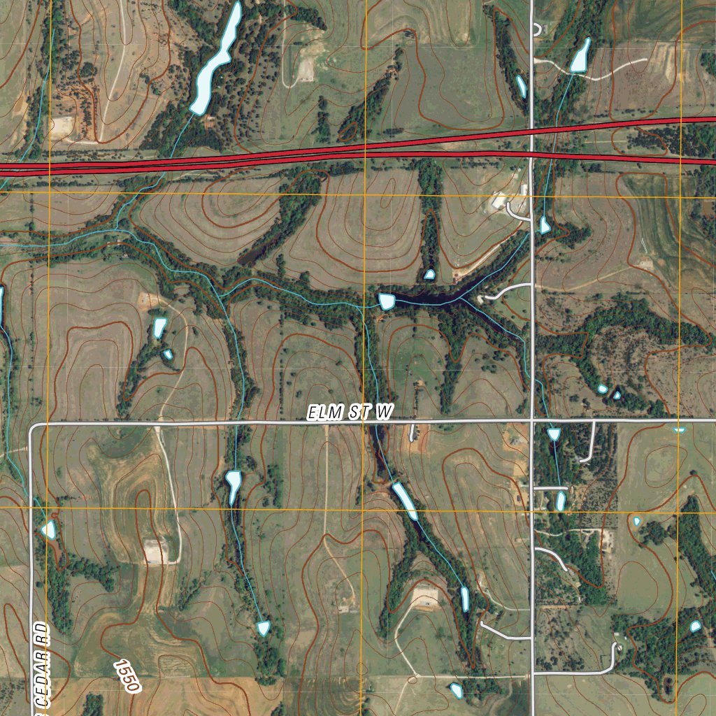 Fort Reno SW, OK (2009, 24000-Scale) Map by United States Geological ...