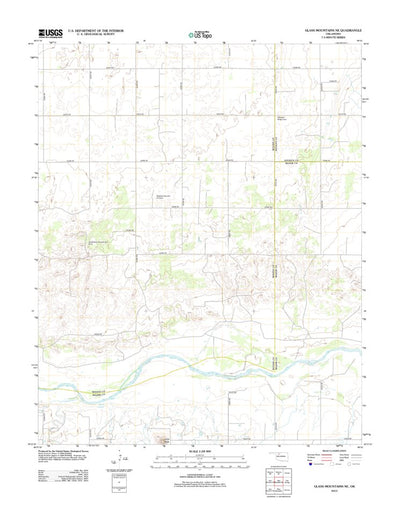 Glass Mountains NE, OK (2012, 24000-Scale) Preview 1