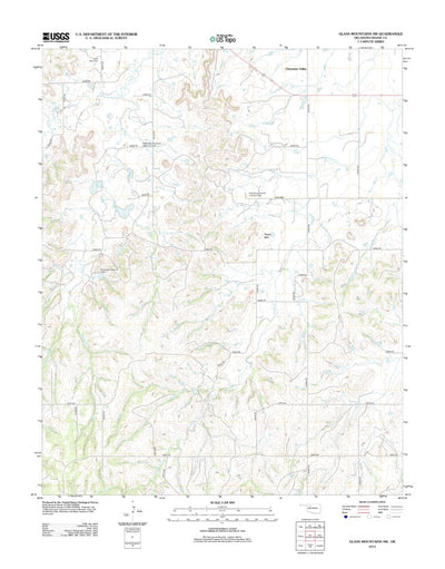 Glass Mountains SW, OK (2012, 24000-Scale) Preview 1