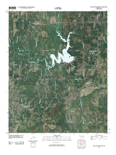 Heyburn Reservoir, OK (2010, 24000-Scale) Preview 1