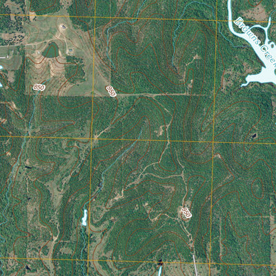 Heyburn Reservoir, OK (2010, 24000-Scale) Preview 3