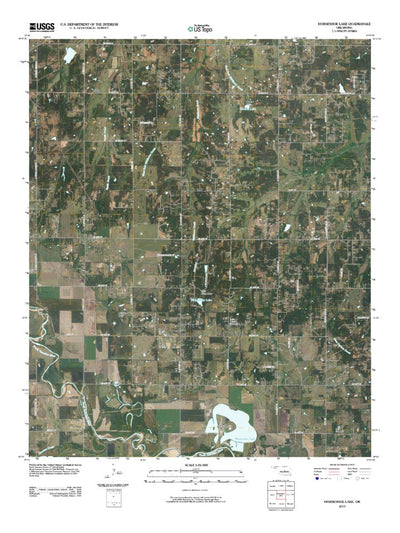 Horseshoe Lake, OK (2010, 24000-Scale) Preview 1