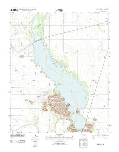 Lake Altus, OK (2012, 24000-Scale) Preview 1