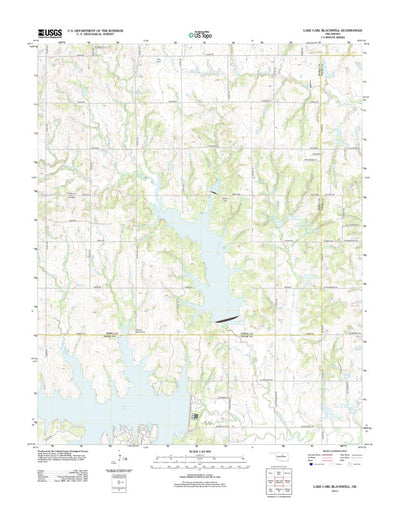 Lake Carl Blackwell, OK (2013, 24000-Scale) Preview 1