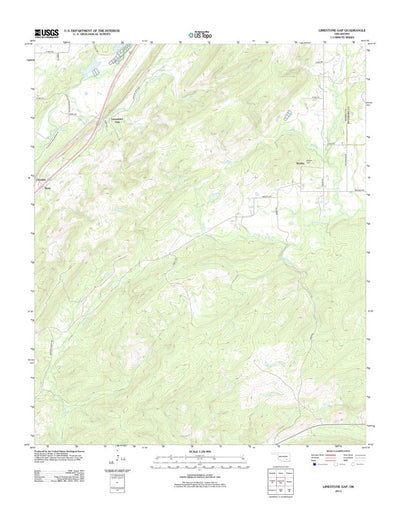 Limestone Gap, OK (2013, 24000-Scale) Preview 1