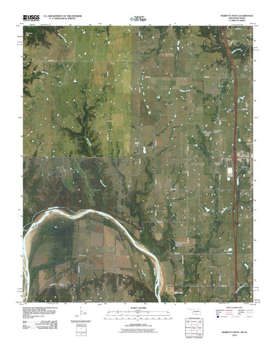 Marietta West, OK-TX (2010, 24000-Scale) Preview 1