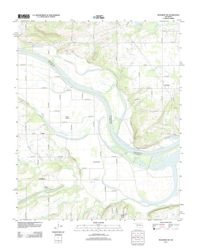Muldrow SW, OK (2012, 24000-Scale) Preview 1