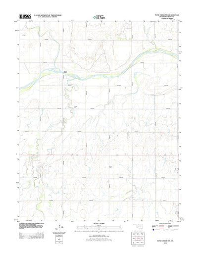 Pond Creek NW, OK (2012, 24000-Scale) Preview 1
