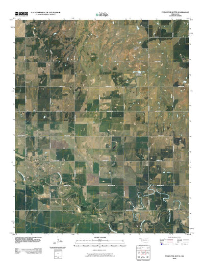 Porcupine Butte, OK (2009, 24000-Scale) Preview 1