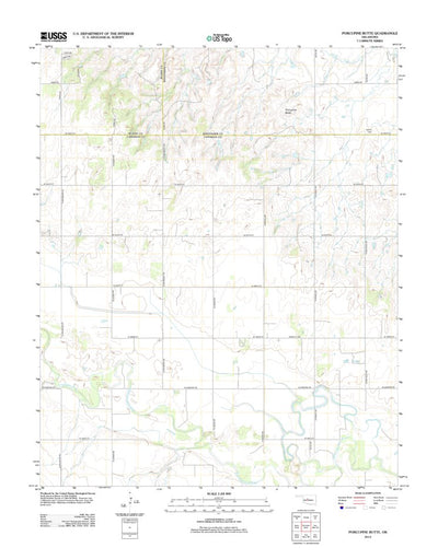 Porcupine Butte, OK (2012, 24000-Scale) Preview 1