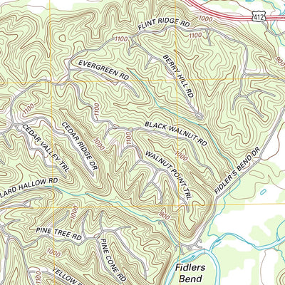 Siloam Springs NW, OK (2012, 24000-Scale) Preview 3