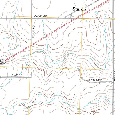 Sturgis, OK-CO-KS (2012, 24000-Scale) Preview 3