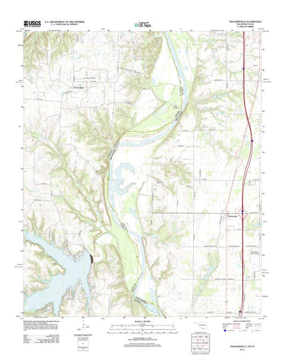 Thackerville, OK-TX (2012, 24000-Scale) Preview 1