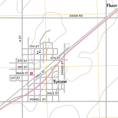 Tyrone, OK-KS (2012, 24000-Scale) Preview 3