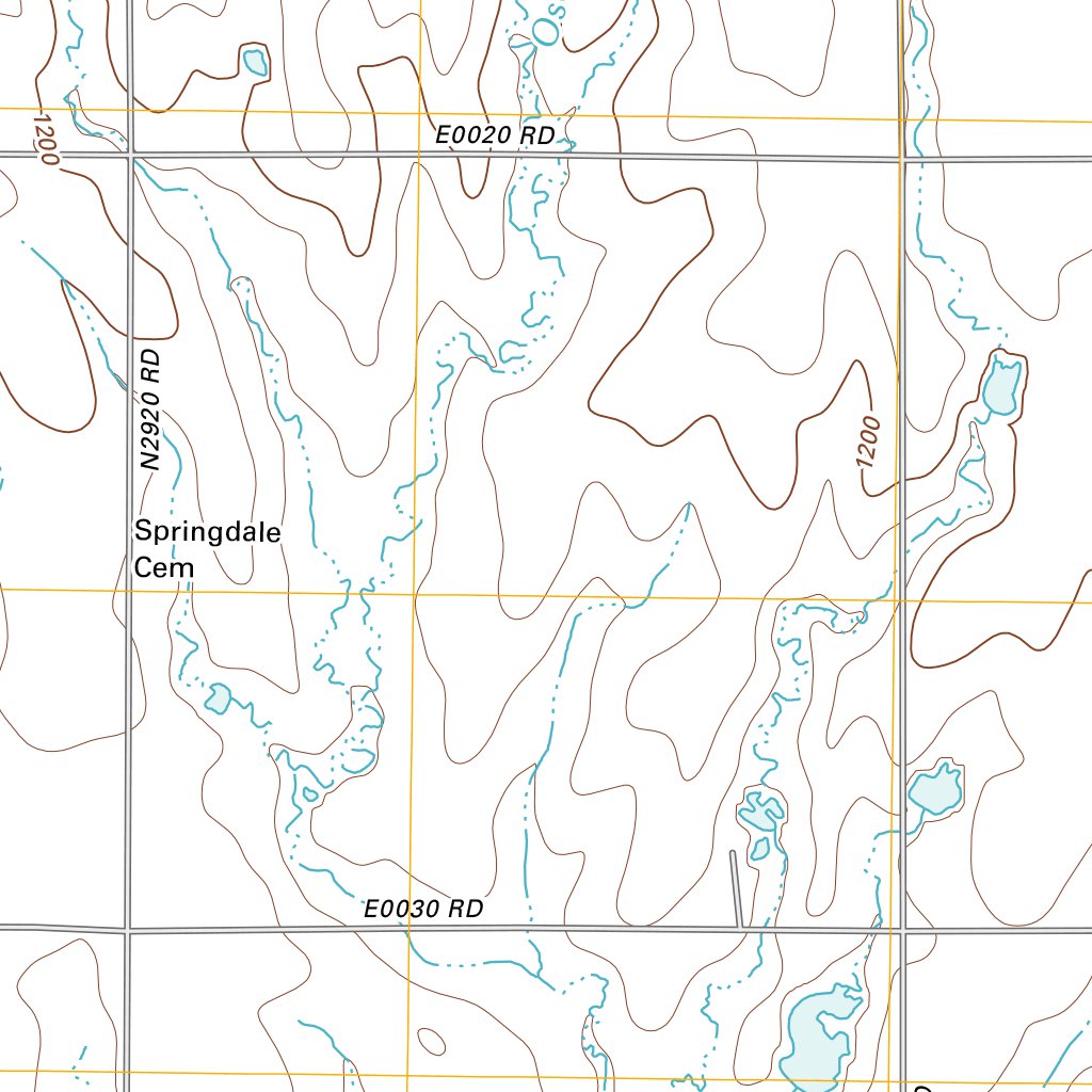 Wakita NE, OKKS (2012, 24000Scale) Map by United States Geological Survey Avenza Maps