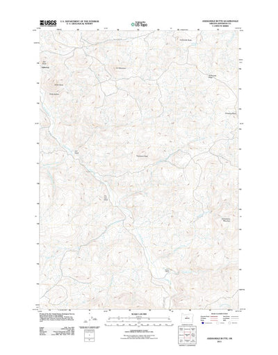 Axehandle Butte, OR (2011, 24000-Scale) Preview 1