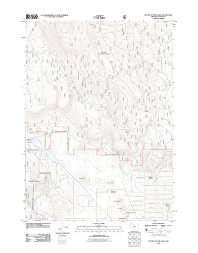 Buttes Of The Gods, OR (2011, 24000-Scale) Preview 1