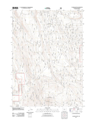 Calimus Butte, OR (2011, 24000-Scale) Preview 1