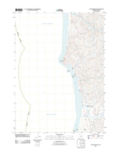 Cape Sebastian, OR (2011, 24000-Scale) Preview 1