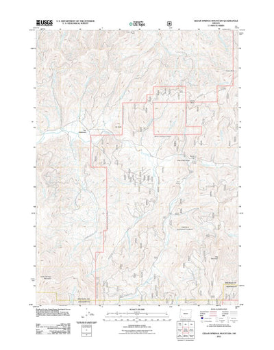 Cedar Springs Mountain, OR (2011, 24000-Scale) Preview 1