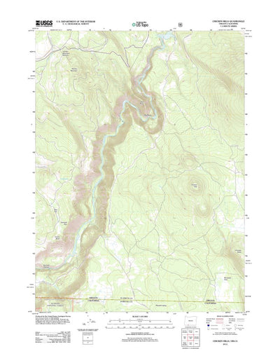 Chicken Hills, OR-CA (2012, 24000-Scale) Preview 1