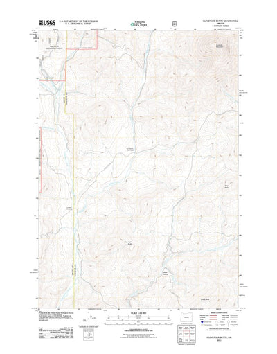 Clevenger Butte, OR (2011, 24000-Scale) Preview 1