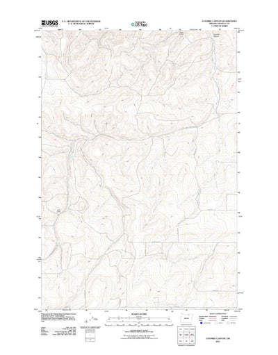 Coombs Canyon, OR (2011, 24000-Scale) Preview 1