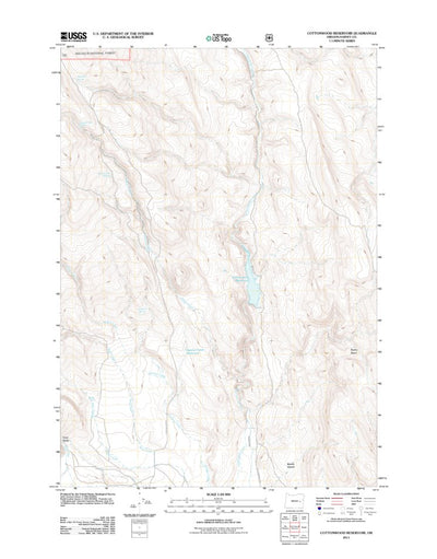 Cottonwood Reservoir, OR (2011, 24000-Scale) Preview 1