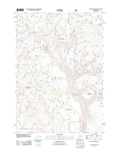 Dollar Basin, OR (2011, 24000-Scale) Preview 1