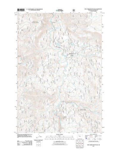 Fish Creek Mountain, OR (2011, 24000-Scale) Preview 1