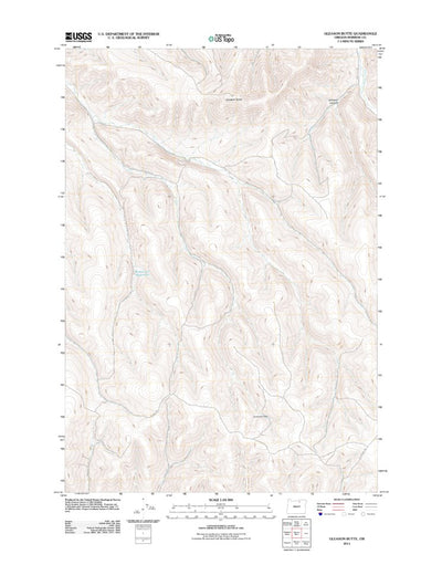 Gleason Butte, OR (2011, 24000-Scale) Preview 1