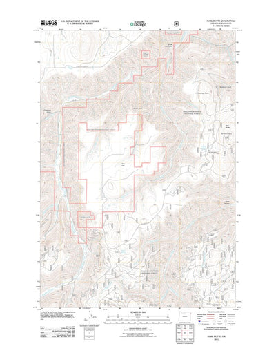 Harl Butte, OR (2011, 24000-Scale) Preview 1