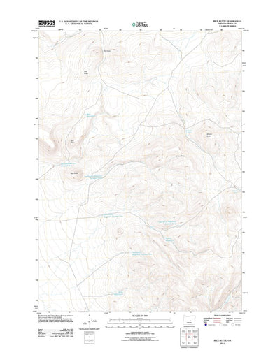 Ibex Butte, OR (2011, 24000-Scale) Preview 1