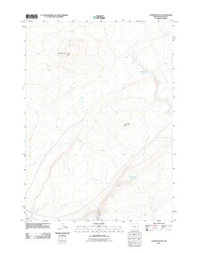 Jackies Butte, OR (2011, 24000-Scale) Preview 1