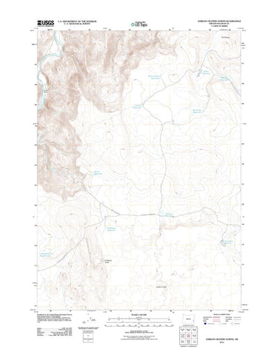 Jordan Craters North, OR (2011, 24000-Scale) Preview 1