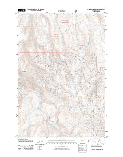 La Grande Reservoir, OR (2011, 24000-Scale) Preview 1