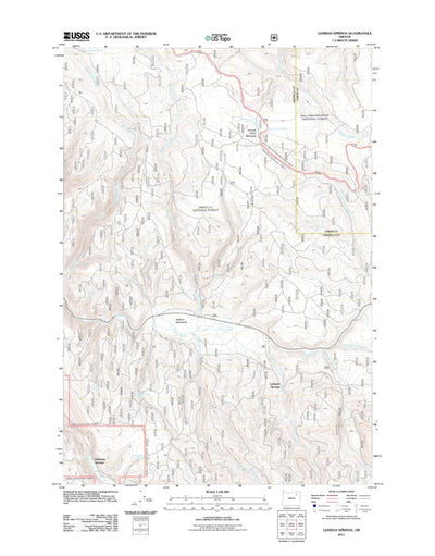 Lehman Springs, OR (2011, 24000-Scale) Preview 1