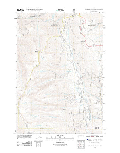 Little Baldy Mountain, OR (2011, 24000-Scale) Preview 1