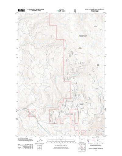 Little Catherine Creek, OR (2011, 24000-Scale) Preview 1