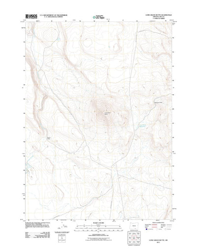 Lone Grave Butte, OR (2011, 24000-Scale) Preview 1